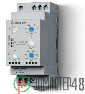 Реле контроля фаз FINDER 704184002030