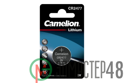 Элемент питания литиевый CR CR2477 BL-1 (блист.1шт) Camelion 8660