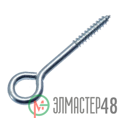 Шуруп-кольцо 6х40 цинк европодвес (уп.2шт) СТРОЙМЕТИЗ 2194612