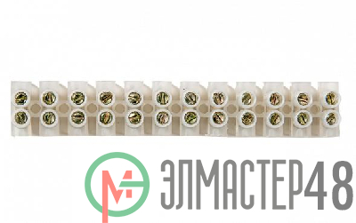 Колодка КЗВ 60-12 60А 6-25мм 12пар IN HOME 4690612032573