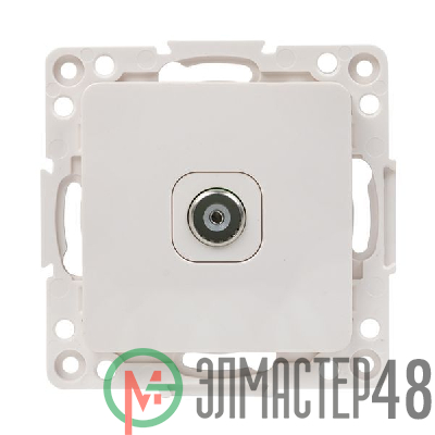 Механизм розетки TV 1-м Стокгольм 75Ом 5-862МГц бел. PROxima EKF EYA00-027-10