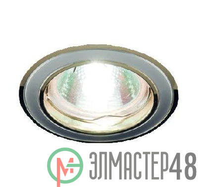 Светильник Nika 51 0 24 литой неповорот. комбинир. MR16 зол./никель/зол. ИТАЛМАК IT8164