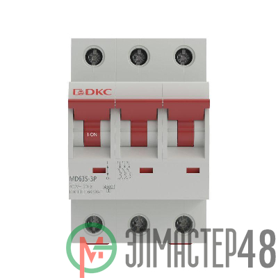 Выключатель автоматический модульный 3п B 3А 4.5кА YON max MD63S YON MD63S-3PB3