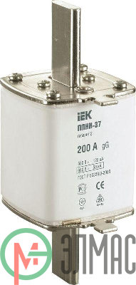 Вставка плавкая ППНИ-37 200А габарит 2 ИЭК DPP40-200