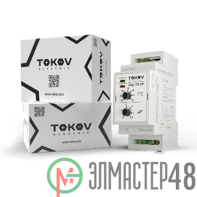 Термостат механический для обогрева труб на DIN-рейку Tokov Electric TKE-TR-PP