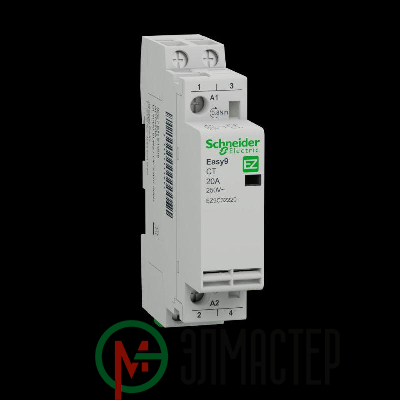 Контактор модульный EASY9 CT 20А 2НО 230/250В АС 50Гц SchE EZ9C32220