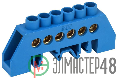 Шина нулевая в комб. DIN-изол. "Стойка" ШНИ-8х12-6-КС-С ИЭК YNN10-812-6DP-K07