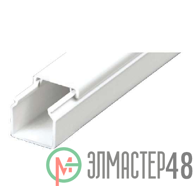Кабель-канал 25х25 L2000 пластик с двойным замком УралПак КК-19025025-060