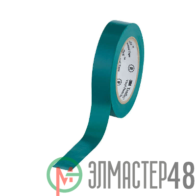 Изолента ПВХ 15мм Temflex 1300 зел. (рул.10м) 3М 7100081321