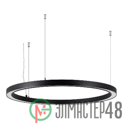 Светильник светодиодный SP-CIRCLE-HANG-O3535-D1200-75W Warm3000 (RAL9005 120 deg 230В) IP40 LED алюм. Arlight 049372