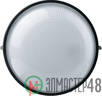 Светильник ЛОН 94 815 NBL-R1-100-E27/BL 1х100Вт E27 IP54 (аналог НПБ 1101 черн. круг 100Вт) Navigator 94815