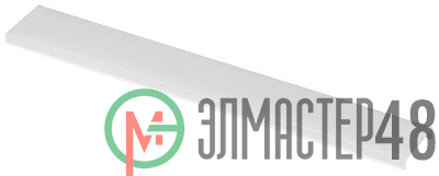 Экран 6114-2 из поликарбоната для профиля 6114 1шт матов. Эра Б0062786