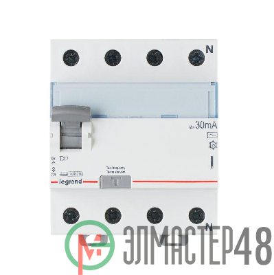 Выключатель диф. тока 4п 63А 30мА тип AC TX3 Leg 403010