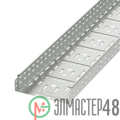 Лоток листовой перфорированный 300х80 L3000 сталь 0.8мм DKC 35305