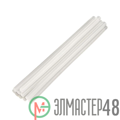 Стержень клеевой d=7.4мм L=200мм прозрачные (уп.10шт) Rexant 09-1103