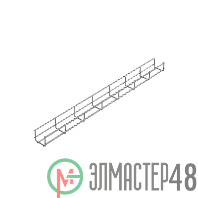 Лоток проволочный 60х60 L3000 сталь 4мм PL60х60х4.0 оцинк. КМ LO0660