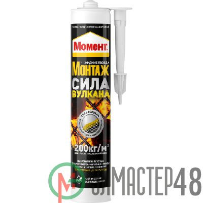 Клей монтажный Сила Вулкана 400г Момент Б0062070