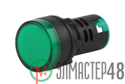 Лампа AD22DS(LED) матрица 22мм зел. 24В AC/DC BLS10-ADDS-024-K06E ЭРА Б0045611