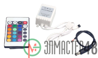 Контроллер RGB ZC-1000RC 12В 3х2А=72Вт (IR) JazzWay 3327385