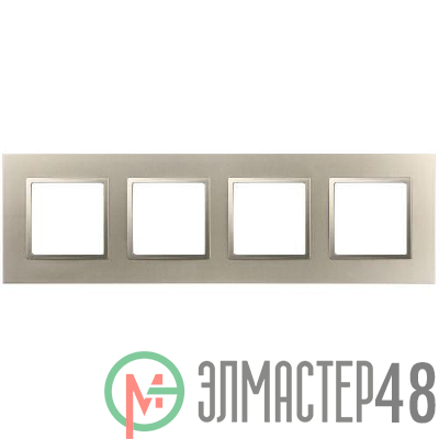 Рамка 4-м Elegance 14-5014-04 Classic шампань Эра Б0060589