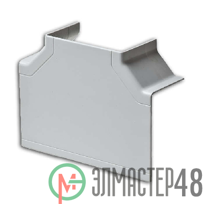Тройник накладной 90град. 100х60/40 бел. Рувинил ТРН-100х60