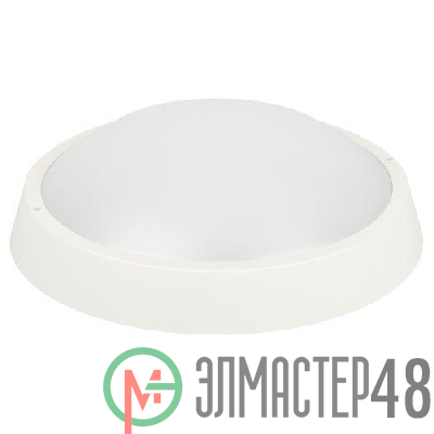 Светильник светодиодный SPB-203-0-65К-024 24Вт 6500К IP65 2040лм ЖКХ D320мм КРУГ бел. Эра Б0062684
