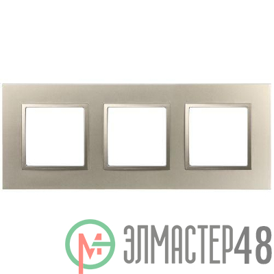 Рамка 3-м Elegance 14-5013-04 Classic шампань Эра Б0060584