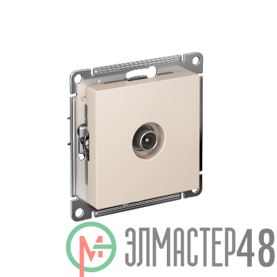 Механизм розетки TV ATLAS DESIGN оконечный 1DB беж. SchE ATN000291