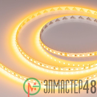 Лента светодиодная RT-A120-8mm 24V Gold 9.6Вт/м IP20 2835 (уп.5м) Arlight 043385