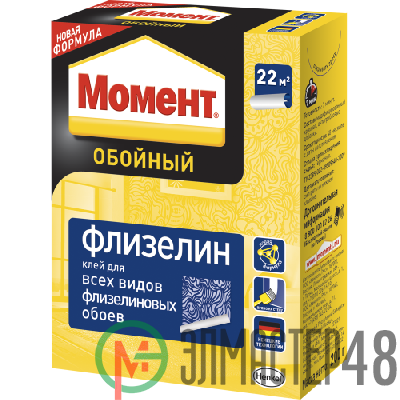Клей обойный Флизелин 200г Момент Б0057028