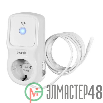 Реле напряжения ЕМ-126Т-2 многофункциональное Wi-Fi (с датчиком температуры) 16А 220В 18м в розетку НовАтек-Электро 3425680126-2