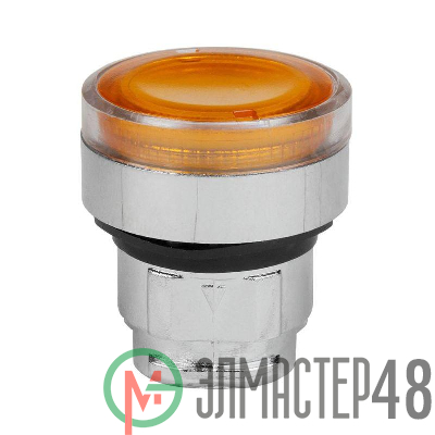 Головка кнопки OptiSignal D22 A4-PL-5 с подсветкой желт. металл ZB4BW353 КЭАЗ 332259