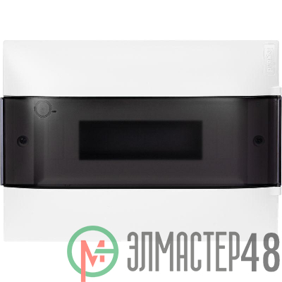Щиток пластиковый встраиваемый Practibox S 1х12 дым. дверь Leg 135551