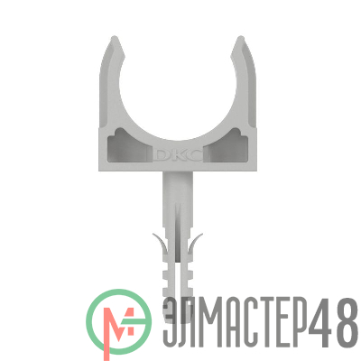 Держатель для труб (клипса) d32мм+дюбель с винтом DKC 51332