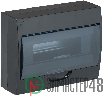 Корпус модульный пластиковый ЩРН-П-12 IP41 навесной черн. IEK MKP12-N-12-41-K02