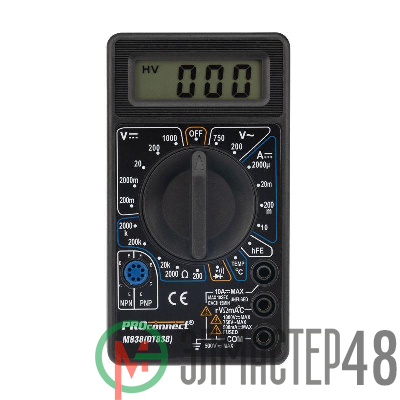 Мультиметр портативный M838(DT838) PROCONNECT 13-3013