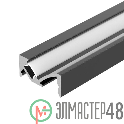 Профиль SL-BEVEL-W21-2000 ANOD BLACK L2000 алюм. Arlight 043688