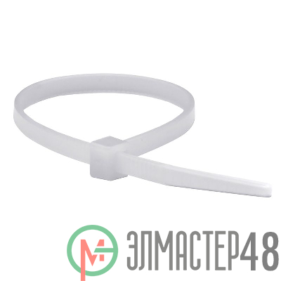Хомут кабельный 2.5х130 полиамид бел. (уп.100шт) DKC 25205SR