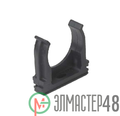 Клипса для трубы d25мм черн. Рувинил К01125Ч
