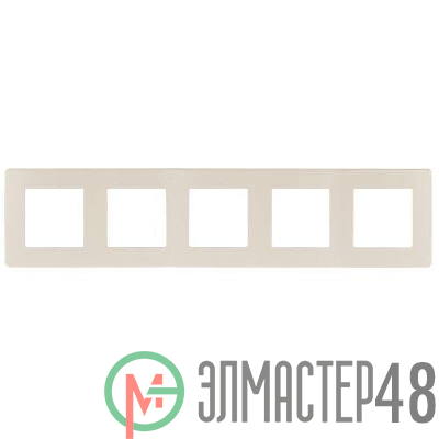 Рамка 5-м 12-5105-02 сатин слон. кость Эра Б0052540