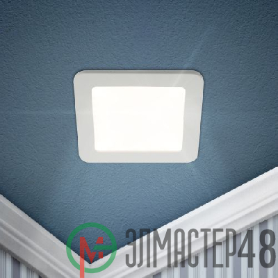 Светильник светодиодный LED 2-16-6K 16Вт 6500К встраив. квадратный ЭРА Б0058405