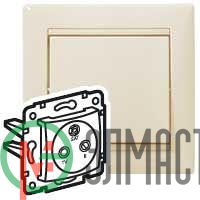 Механизм розетки TV-FM-SAT СП Valena сл. кость Leg 774335