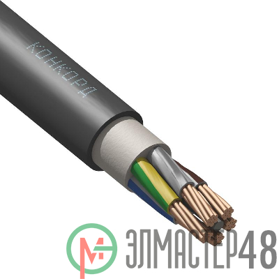 Кабель ППГнг(А)-HF 5х25 мж 1кВ (м) Конкорд 6136