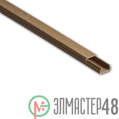 Кабель-канал 20х10 L2000 пластик бук (светл. основа) Рувинил РКК-20х10-38М