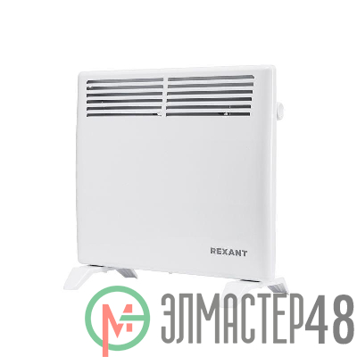 Конвектор электрический с механическим термостатом 1кВт СТИЧ-нагревательный элемент ножки Rexant 60-0118