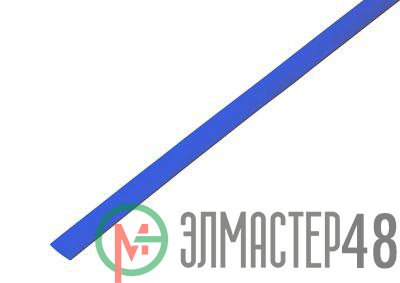 Трубка термоусадочная 8.0/4.0 1м син. REXANT 20-8005