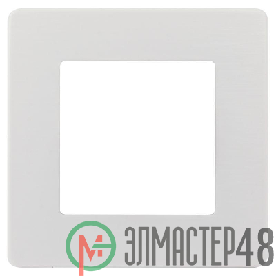 Рамка 1-м 12-5101-01 сатин бел. Эра Б0052499