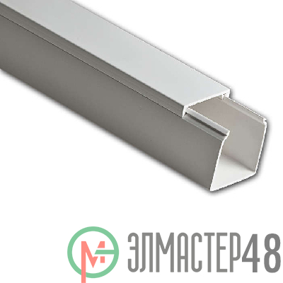 Кабель-канал 40х40 L2000 пластик бел. Рувинил РКК-40х40