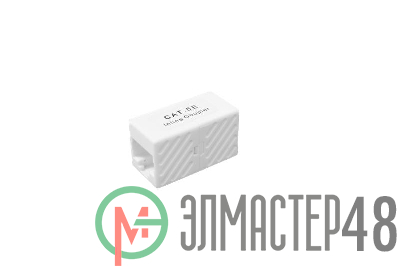 Адаптер проходной 8P8C(RJ-45) кат.5E UTP TOKOV ELECTRIC TKE-IC-8P8C-5E-UTP