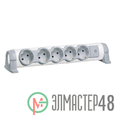Колодка удлинителя 5-м без кабеля с заземл. "Комфорт" Leg 694634